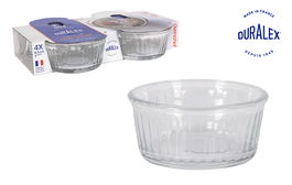 Duralex Set 4 Ramequines Transparentes Picardie 13 cl (24 Cajas)