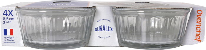 Duralex Set 4 Ramequines Transparentes Picardie 13 cl (24 Cajas)