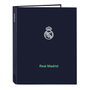 Safta Carpeta Folio 4 Anillas Mixtas Real Madrid 2ª Equipación 25/26