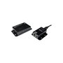 LogiLink Extensor USB 2.0 Cat.5, 50 m, con Hub USB de 4 puertos, Negro