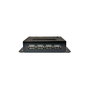 LogiLink Extensor USB 2.0 Cat.5, 50 m, con Hub USB de 4 puertos, Negro