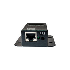LogiLink Extensor USB 2.0 Cat.5, 50 m, con Hub USB de 4 puertos, Negro