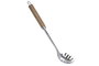 DKD Home Decor Cuchara para Espaguettis de Acacia e Inoxidable Natural