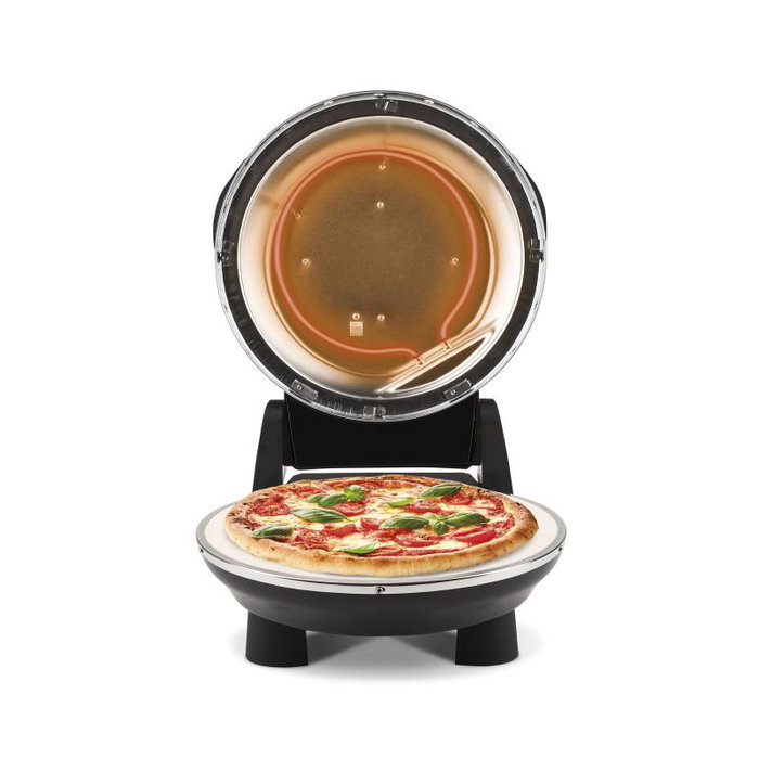 G3 Ferrari PizzaOven Napoletana - Horno de Pizza Napolitana con 2 Piedras, Color Negro Schwarz, Ref. G1003210