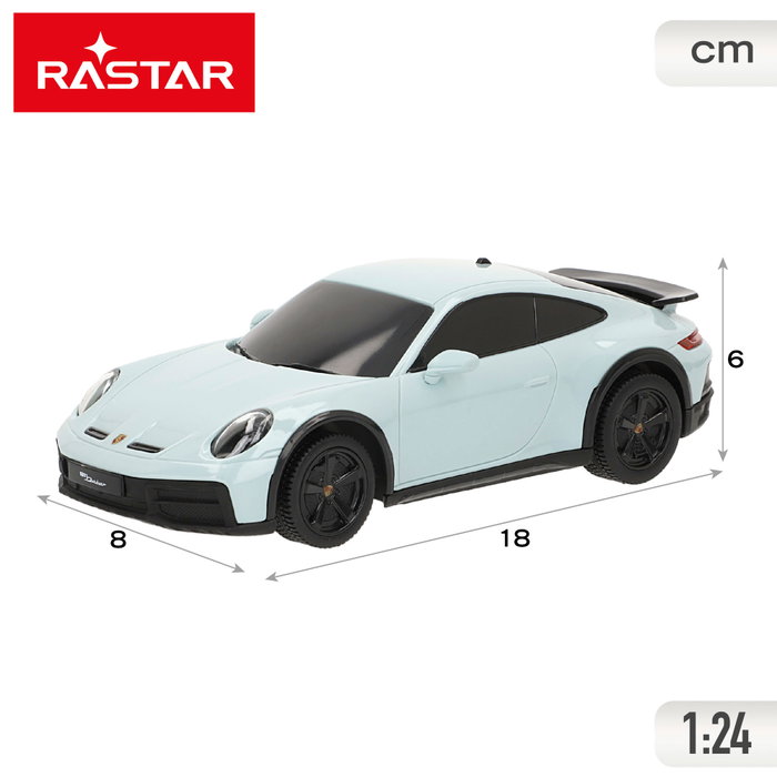 RASTAR Coche RC Porsche 9 escala 1:24