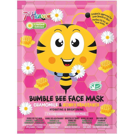 7Th Heaven Bumble Bee Mascarilla de Tela 7Th Heaven Bumble Bee Mascarilla de Tela