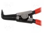 KNIPEX Alicates para anillos elásticos exteriores angulares 40-100 mm