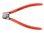 KNIPEX Alicates para anillos elásticos exteriores angulares 40-100 mm