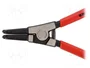 KNIPEX Alicates para anillos elásticos exteriores angulares 40-100 mm
