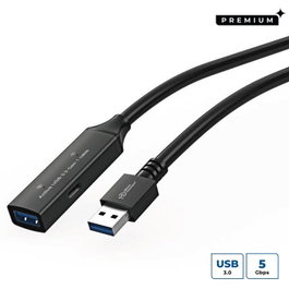 MicroConnect Cable de Extensión USB 3.2 Gen 1 Activo Premium, 10m
