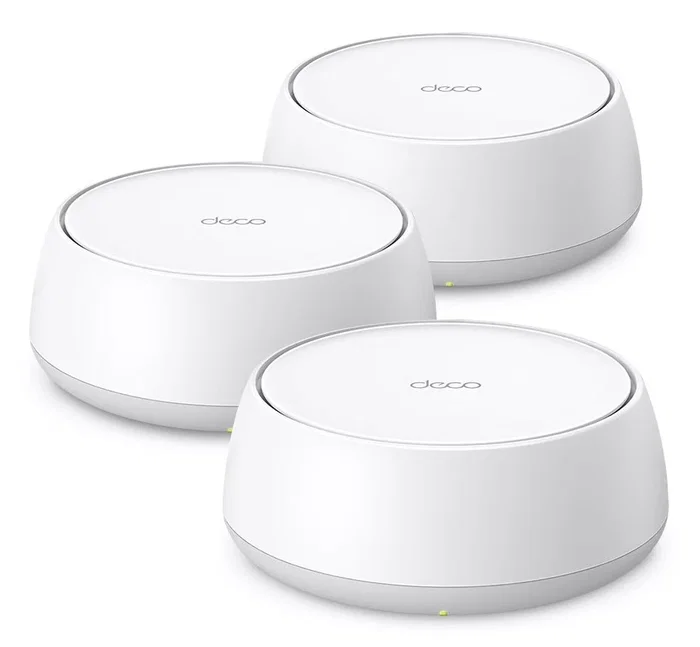TP-Link Deco BE22 - Sistema Mesh WiFi 7 3-Pack (BE3600), Doble Banda 2.4GHz/5GHz, Hasta 2882 Mbps, Blanco, Interior