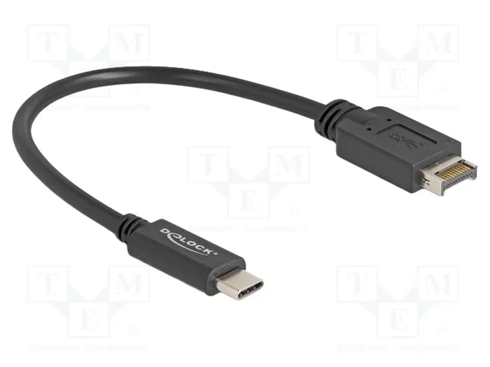 DeLOCK Cable USB Tipo-E Key A a USB Tipo-C 10 Gbps 25 cm DeLOCK Cable USB Tipo-E Key A a USB Tipo-C 10 Gbps 25 cm