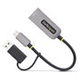 StarTech Adaptador de Red Ethernet USB-C a RJ45 de 2,5 GbE con Conversor USB-A, Gris