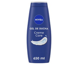 Nivea Creme Care Gel de Ducha Nutritivo con Fragancia NIVEA Creme, Enriquecido con Vitaminas C y E, pH Neutro, Vegano, Pack Reciclado, 650 ml