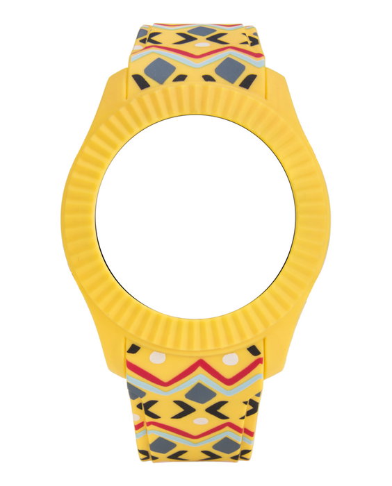 Watxandco COWA3027 Correa de Silicona Amarilla 43mm Watxandco COWA3027 Correa de Silicona Amarilla 43mm