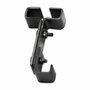 Edm Soporte tipo grapa para vigas IPN 100, negro, 25 x 115 mm