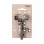 Edm Soporte tipo grapa para vigas IPN 100, negro, 25 x 115 mm