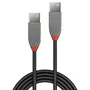 Lindy Cable USB 2.0 Tipo A a A Anthra Line 5m Negro
