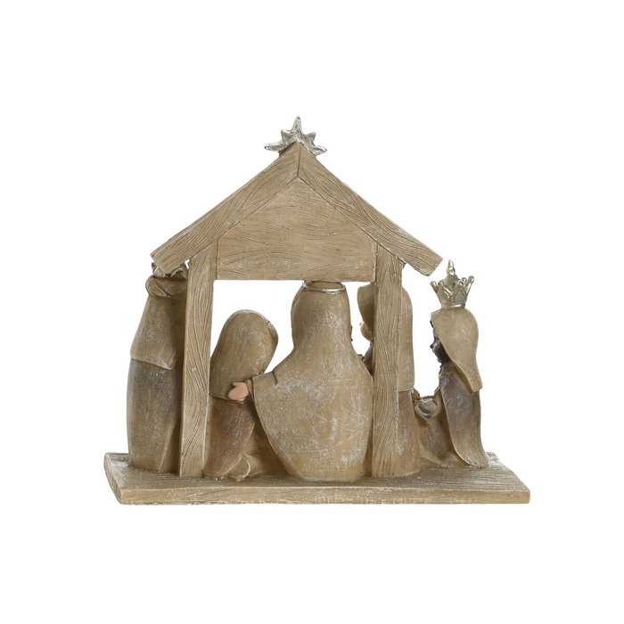 DKD Home Decor Nacimiento Dorado Azul Resina 7 x 15.5 x 17 cm (2 Unidades) DKD Home Decor Nacimiento Dorado Azul Resina 7 x 15.5 x 17 cm (2 Unidades)