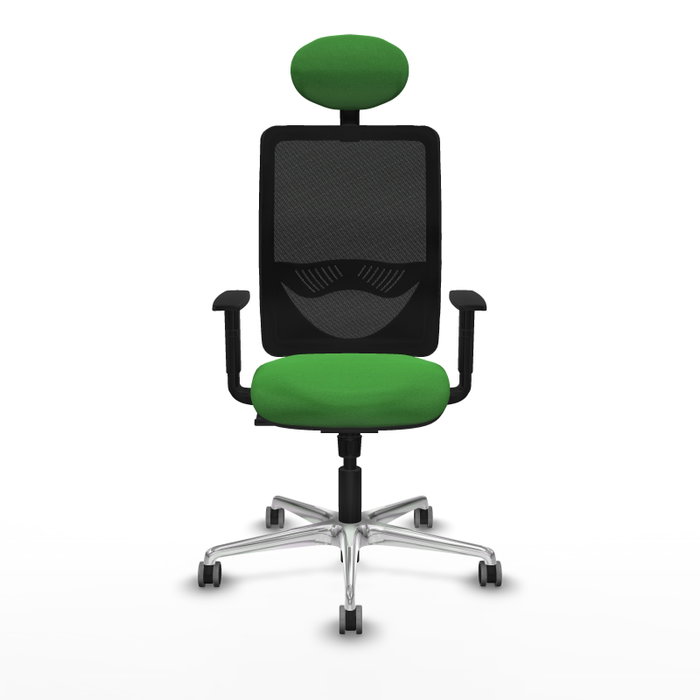 PIQUERAS Y CRESPO Silla de oficina Zulema con mecanismo Sincro, verde y negro PIQUERAS Y CRESPO Silla de oficina Zulema con mecanismo Sincro, verde y negro