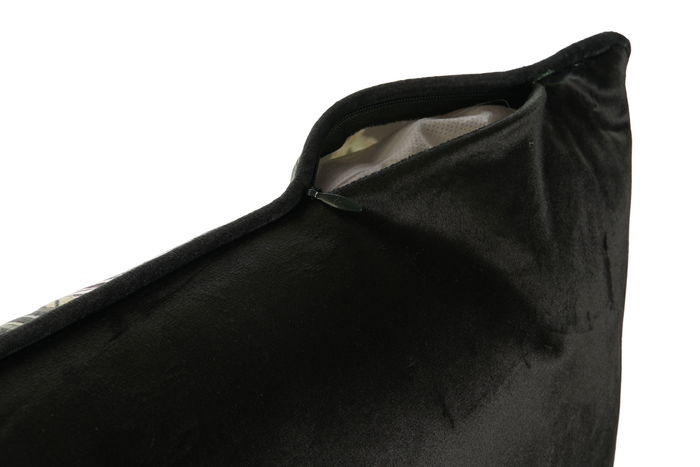 DKD Home Decor Junglechic23 Cojin Multicolor Terciopelo Polyester 10 x 30 x 50 cm