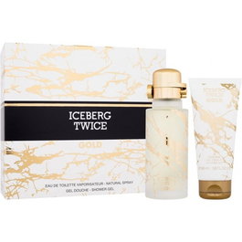 Iceberg Set Twice Gold con Eau De Toilette y Gel de Ducha