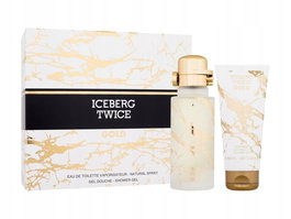 Set Iceberg: Twice Gold, Eau De Toilette, For Men, 125 ml + Twice Gold, Hydrating, Shower Gel, For All Skin Types, 100 ml
