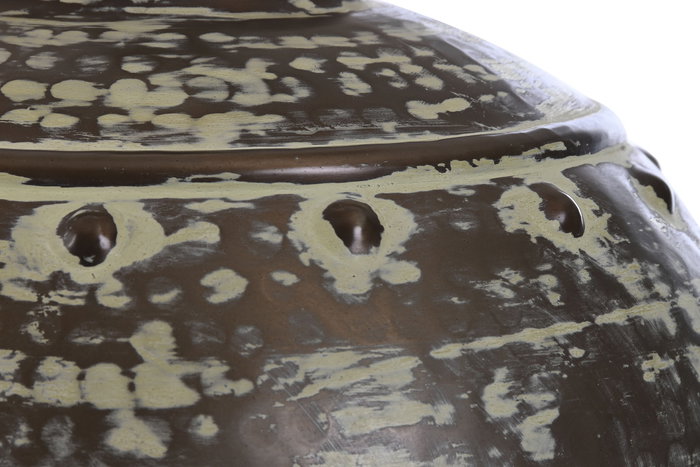 DKD Home Decor Lámpara Sobremesa Cobre Beige 40 x 55 x 40 cm