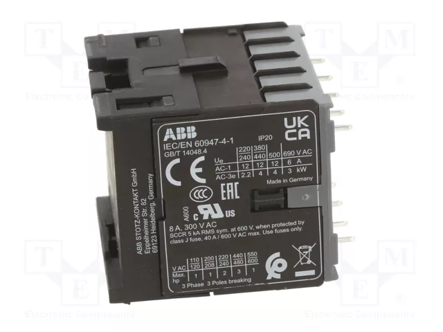ABB BC6-30-01-P-24DC Contactor 3-polar 9A 24VDC