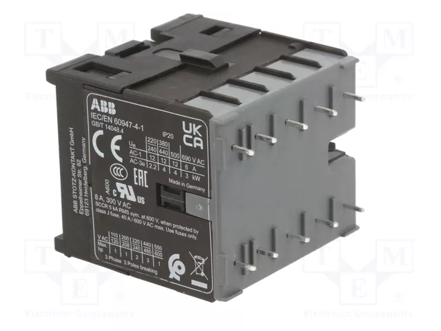 ABB BC6-30-01-P-24DC Contactor 3-polar 9A 24VDC