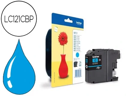 Brother LC-121CBP Cartucho de Tinta Cian