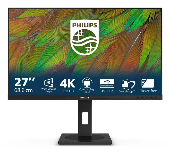 Philips 27B1N3800 Monitor 27 Pulgadas 4K UHD IPS Negro Philips 27B1N3800 Monitor 27 Pulgadas 4K UHD IPS Negro