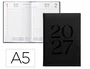 Liderpapel Agenda de oficina 2027 día por página A5 negro