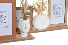 DKD Home Decor Marco Multifoto Urban Multicolor MDF Resina 5 x 19 x 30 cm (2 Unidades)