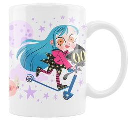 TANTANFAN Taza mug 'club de luna llena' anna kadabra