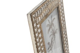 DKD Home Decor Marco Foto 20X25 Blanco Natural Mango Cristal 2 x 36.5 x 31.5 cm