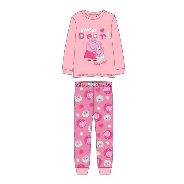 Cerdá Pijama Largo Peppa Pig para Niña Talla 3 Años Cerdá Pijama Largo Peppa Pig para Niña Talla 3 Años