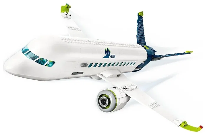 LEGO City Avión de Pasajeros 60367 con Vehículos de Apoyo y 9 Minifiguras