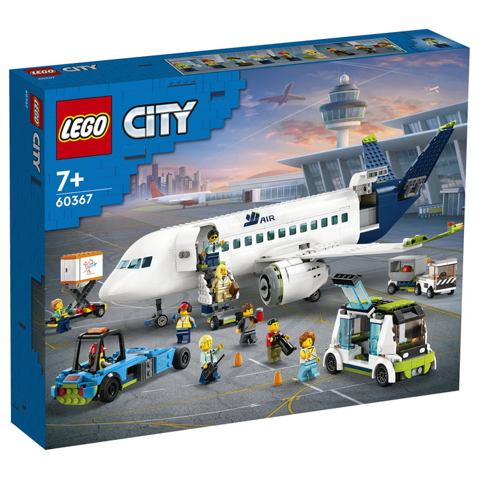 LEGO City Avión de Pasajeros 60367, Juego de construcción, 913 piezas, 7+ años, Multicolor