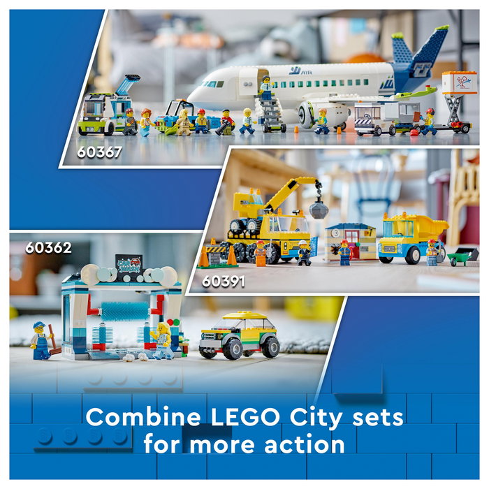 LEGO City Avión de Pasajeros 60367, Juego de construcción, 913 piezas, 7+ años, Multicolor