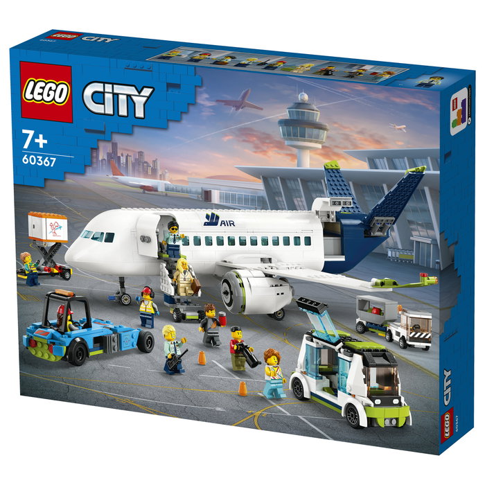 LEGO City Avión de Pasajeros 60367, Juego de construcción, 913 piezas, 7+ años, Multicolor