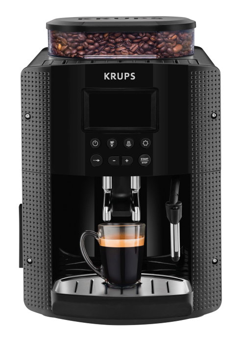 Krups Cafetera Superautomática EA8150 con Cappuccinatore Negro Krups Cafetera Superautomática EA8150 con Cappuccinatore Negro