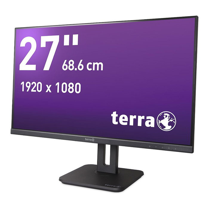 Terra 27" 1920x1080 FHD IPS 5ms 100Hz HDMI DP USB-C Speaker Black