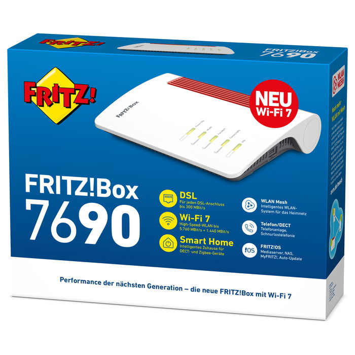 AVM FRITZ!Box 7690 Router Wi-Fi AC + N de doble banda