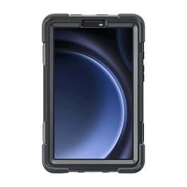 4smarts Funda Rugged Case Grip resistente a caídas con soporte para Samsung Galaxy Tab A9 de 22.1 cm (8.7 pulgadas) - Negro