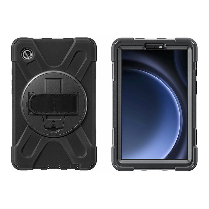 4smarts Funda Rugged Case Grip resistente a caídas con soporte para Samsung Galaxy Tab A9 de 22.1 cm (8.7 pulgadas) - Negro 4smarts Funda Rugged Case Grip resistente a caídas con soporte para Samsung Galaxy Tab A9 de 22.1 cm (8.7 pulgadas) - Negro