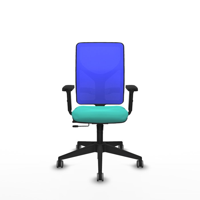 PIQUERAS Y CRESPO Silla de oficina Motilla con mecanismo Sincro/Traslack, Turquesa y Azul PIQUERAS Y CRESPO Silla de oficina Motilla con mecanismo Sincro/Traslack, Turquesa y Azul