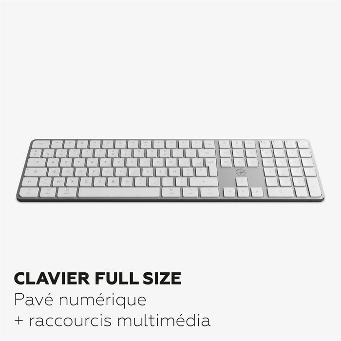 Teclado Mobility Lab KMP2000W Blanco