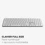 Teclado Mobility Lab KMP2000W Blanco
