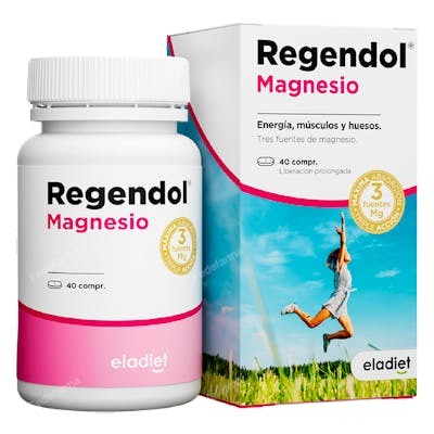 ELADIET Regen & Dol Magnesio 40 Comp. Suplemento para Mantenimiento de Huesos y Músculos ELADIET Regen & Dol Magnesio 40 Comp. Suplemento para Mantenimiento de Huesos y Músculos